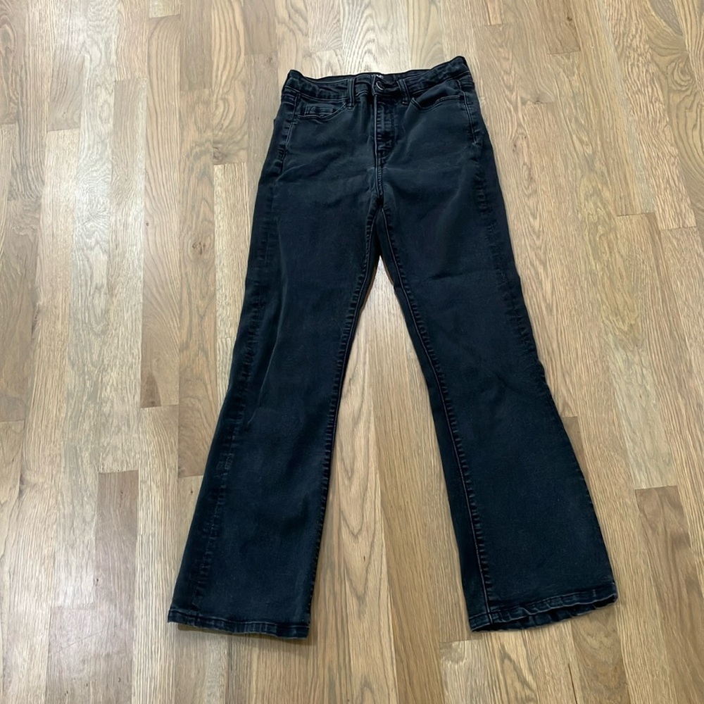 Vervet By Flying Monkey Women's Black Denim Casual Flare Jeans